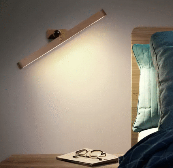 Lámpara LED Madera Recargable Escritorio Dormitorio